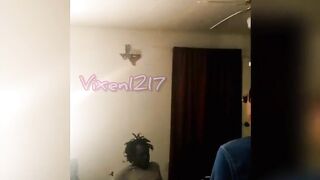Vixen1217 spitroasted by husband and big black dick