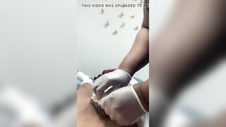 Cock waxing