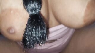 morning and bondage with MILF I cum on her soak