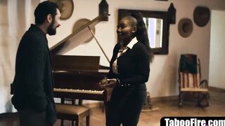 goddess black real estate agent has to pounded customer to