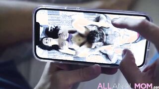 AllAnalmom.com - Curvy hispanic Canela Skin is sneaking inside her