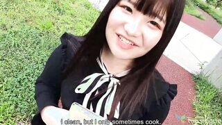 Chubby and adorable Madoka Watanabe comes to interview to become