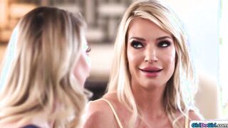 GirlDoGirl.com - Big Titted mom newlyweds share step daughter