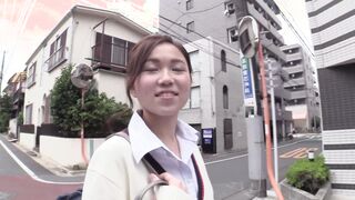 Handing a cunt with mouth a masturbator and asking her to "Stroke