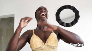 Fernanda Chocolatte knows how to riding jeff ebony BBC proton