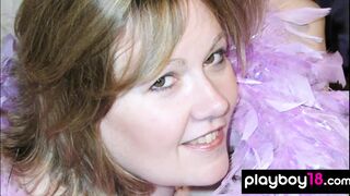 BBW MILFs introducing their huge boobs
