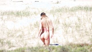 SecretCrush - Outdoor Beach Pervert Oils Me Up And Fucks