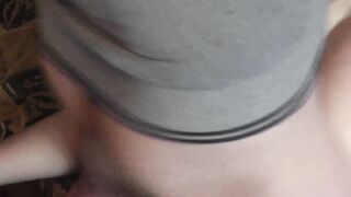 Mature young. cougar Bombshell Frina shows young dude girlfriend melons,
