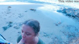 Stepson cheats with stepmom on the beach