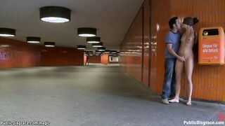 German babe humiliated on the streets