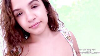 Stunning Girl gets small butthole fucked in studio