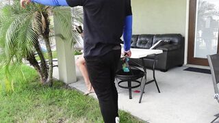 Cheating Wifey Fucks Gardener