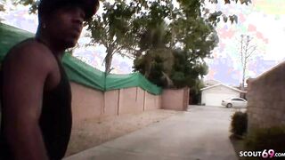 Hugest Ebony Dick suprise Old next Door to Interracial Pounded