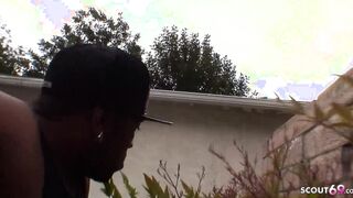 Hugest Ebony Dick suprise Old next Door to Interracial Pounded