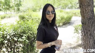Caught inside the park! accept cash for sex