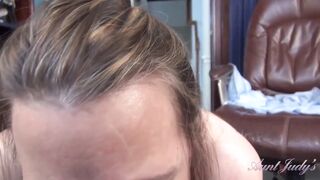 AuntJudys - Your 52yo Huge-Bottom Step-Aunt Jayden Blows Your Dick