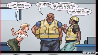 Art Class season #2 ep#7 - Construction site Interracial 3 Way