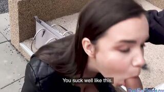 Czech goddess publicly pov boned outdoors 4cash after casting