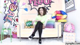 NYMPHO Kira Perez's cunt pounding