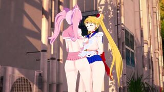 Sailor Moon Dyke - Usagi Tsukino x Chibiusa