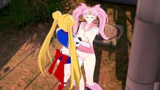 Sailor Moon Dyke - Usagi Tsukino x Chibiusa