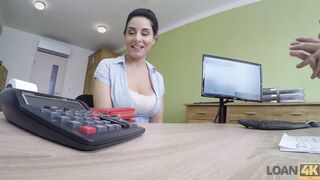 LOAN4K. Voluptuous mom spreads legs so man instantly approves credit