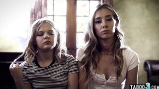 Counselor propitiating two lesbian teens