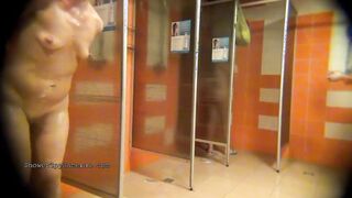 Secret camera into outside shower room