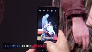 Anal sex with Anna Polina into a theater