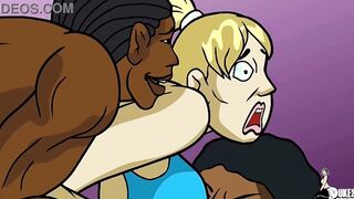 Professor lets big black dick ravage her to keep her erotic concealed