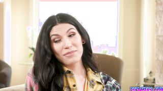 Michael DelRay fucks his TS babysitter Zariah Aura