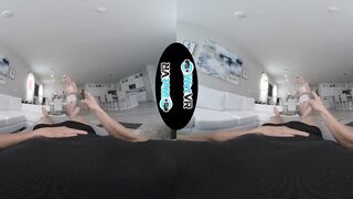 WETVR Thin Blonde Fuck By Huge Cock Step Dad