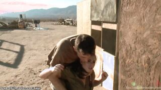 Reporter and captive fucked by marine