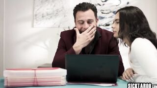 Teen political intern sucked bosses dick