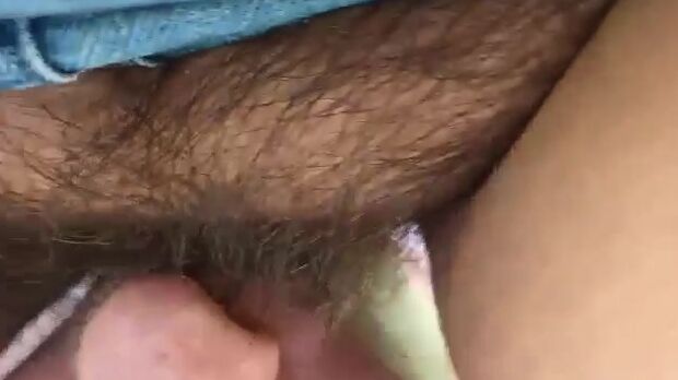 draining cunt juice from fat furry cunt