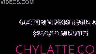 FREAKY BLACK CHY LATTE SPREADS HER ASSHOLE INTO YOUR FACE
