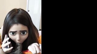 Talking on Call with my Hubby while I Suck my