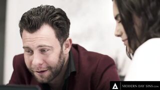 MODERN-DAY SINS - Cheating Hubby Fucks Sneaky Gf Into Concealed