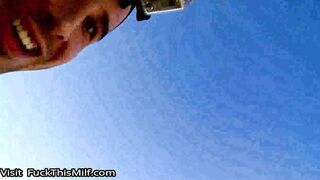 Cute French Teen Jessica Is Doing Her First Beach Casting