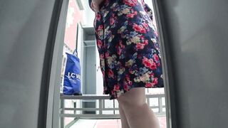 Concealed webcam into the outside locker room at the pool
