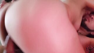 My step-cousin couldn't help to cum inside my tight cunt!
