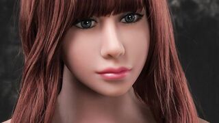 Deepthroat this Real Life Sexdoll Brunette MILF