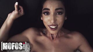 Slutty (Claire Ebony) Asks (Tony) For A Rides Who Can