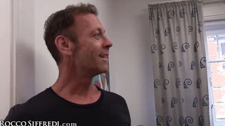 Turned On Cutie Alison Blond Fucks 10 Prospective Studs At Rocco Siffredi