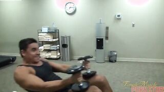 Ashlee Chambers - She Did Cardio. Her Huge Clitoris Get A Workout.
