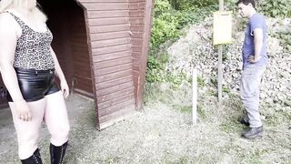 Could porn video – Brazenly plowed at the bus stop! Everyone could view it! I love outside sex! Cum full of me!