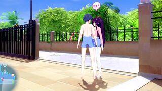 tohka x itsuka shido sex inside road