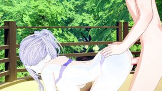 Reine Murasame X Itsuka Shido, sex with my mentor