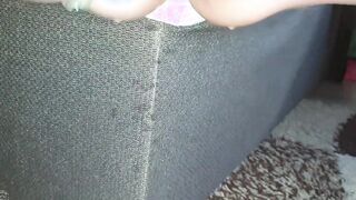 beauty Mom is fingers for orgasm and squirts multiple times