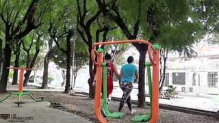 Find My Whore Neighbors Inside The Park And She Invites Me To Banged Her At Her House